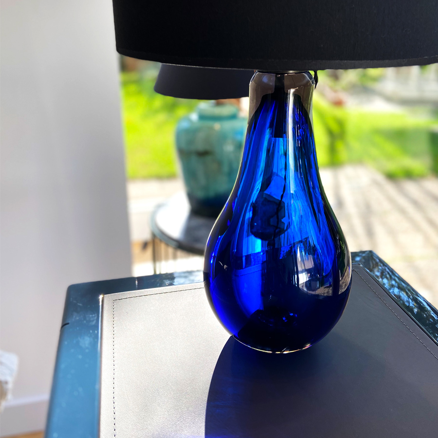 Picture of Harmony Dark Blue Table Lamp