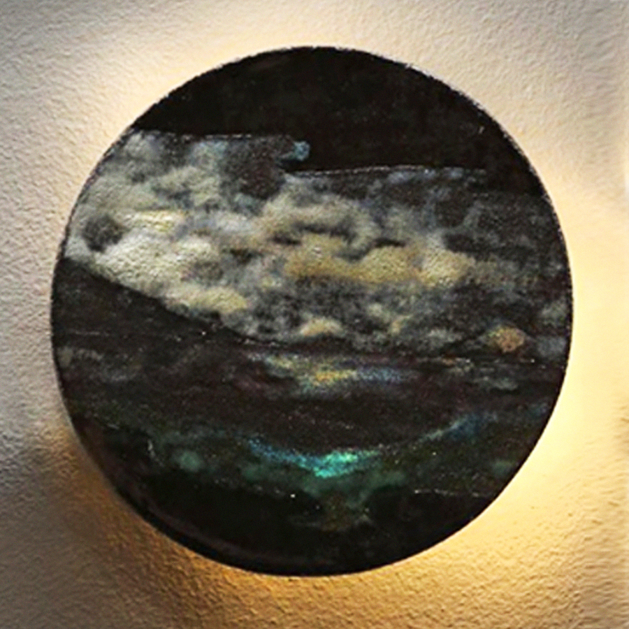 Picture of Disk Wall Sconce (sea)
