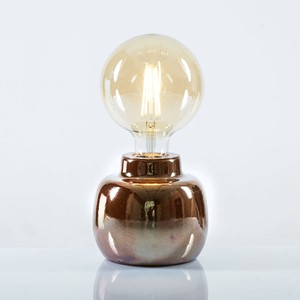 Terra Ceramic Lamp (Gold)