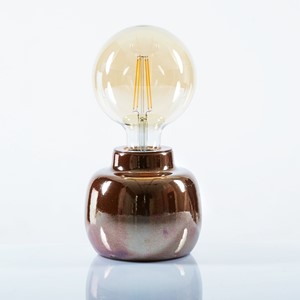 Terra Ceramic Lamp (Gold)