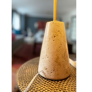 Shorty Cone Beige Table Lamp