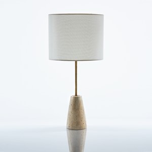 Shorty Cone Beige Table Lamp
