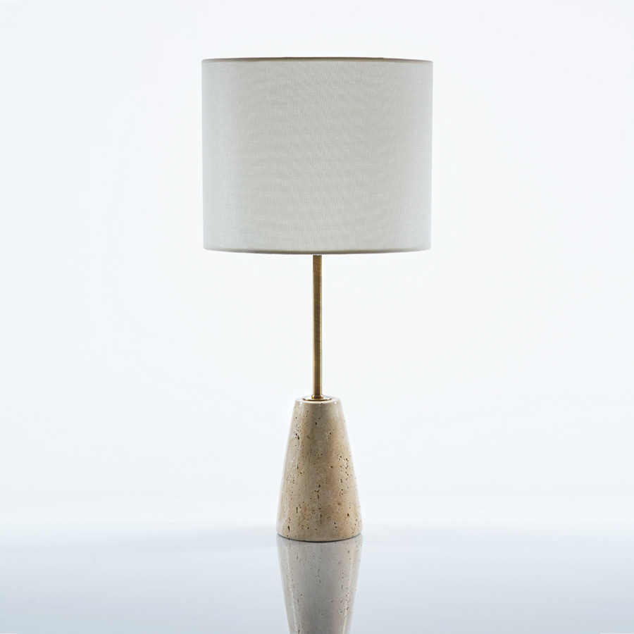 Picture of Shorty Cone Beige Table Lamp
