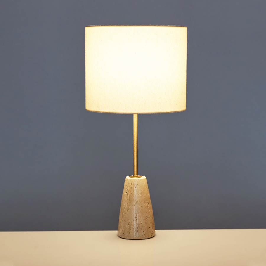 Picture of Shorty Cone Beige Table Lamp