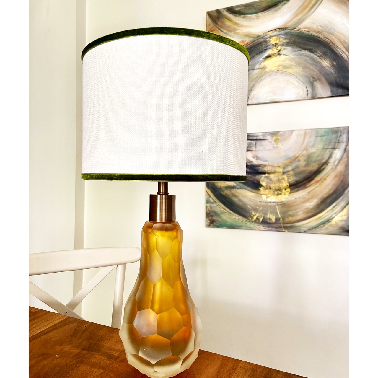 Picture of Harmony Sliced Honey Table Lamp