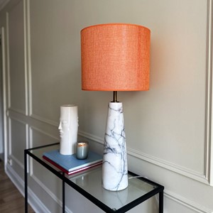 Tall Cone Marble Table Lamp